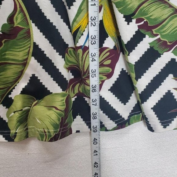 Lularoe Dress Womens L Tropical T-Shirt Short Sleeve Knee Length Pockets Swing - Picture 12 of 12
